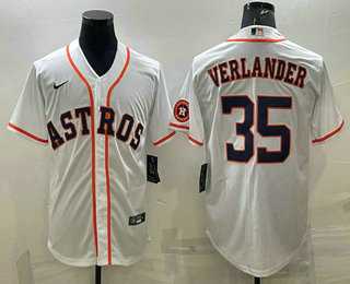 Men's Houston Astros #35 Justin Verlander White With Patch Stitched MLB Cool Base Nike Jersey,We sell and wholesale Men's Houston Astros #35 Justin Verlander White With Patch Stitched MLB Cool Base Nike Jersey on line form chian!